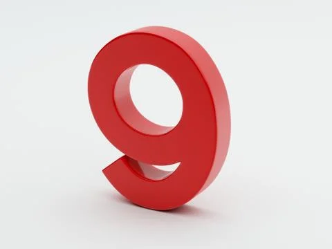 Shiny Number Stock Illustration