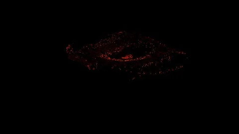 Shiny Particles Background. Beautiful Particles Animation Video stock 101583829