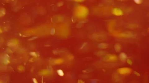 Shiny particles floating in the water Stock Footage 146817204