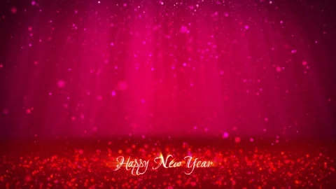 Shiny particles or glitters fall and settle on the rotating surface. Background Video stock 82252379