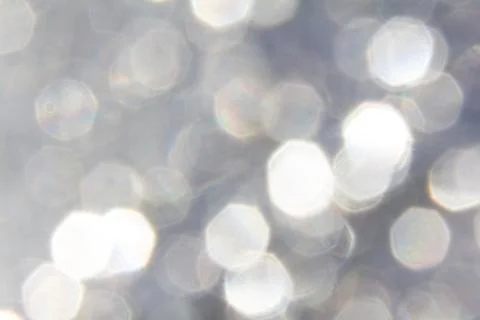 Shiny pentagonal spots of light Stock Photos