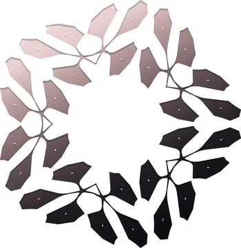 Shiny Piece Element Gradient Abstract Creative Background for Digital Art a.. Stockillustratie