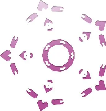 Shiny Piece Element Gradient Abstract Creative Background for Digital Art a.. Illustrazione stock