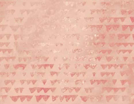 Shiny pink triangle pattern metallic textured overlay background イラスト素材