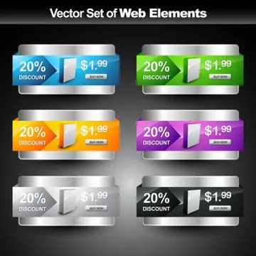 Shiny product display Stock Illustration
