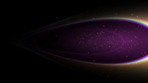 Shiny Rainbow Lasso Sling Spreading Spirals Animation Background Stock-Footage 280708652