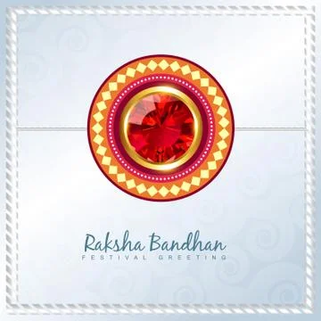 Shiny rakhi vector background Stock Illustration