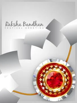 Shiny rakhi vector Illustrazione stock