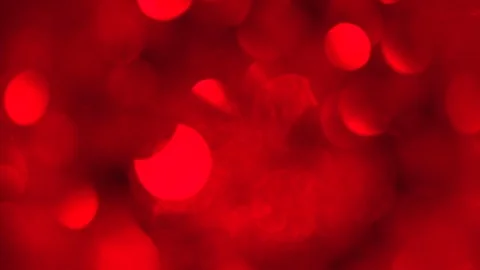 Shiny red background. Shot with blurred focus. Video stock 119085454