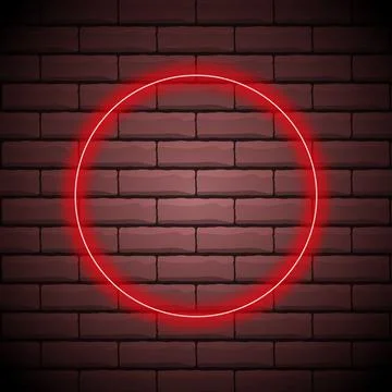 Shiny red circles background. Vector illustration with space for your text. Stock Illustration