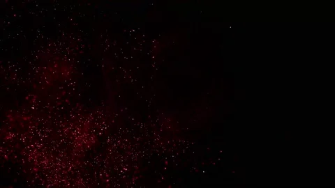 Shiny red floating dust particles in alp... | Stock Video | Pond5