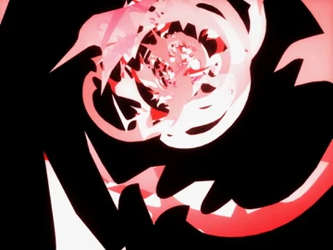 Shiny Red Metallic Vortex Stock Footage