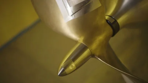 Shiny rotor blade Stock Footage 93523410