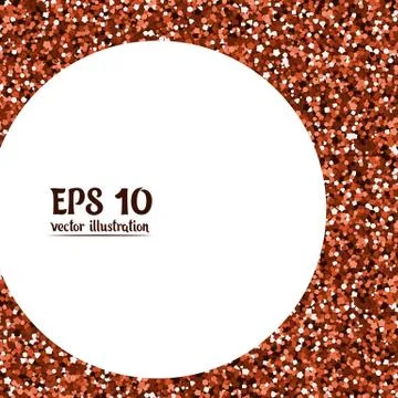 Shiny round frame. Stock Illustration