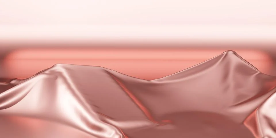 Shiny Sheet Shiny Texture Light Pink Luxurious Background 3D Illustration 스톡 일러스트