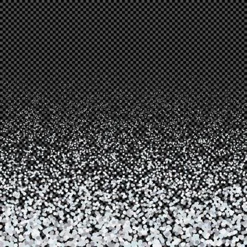Shiny silver glitter sparkling texture. Stock Illustration