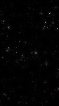 Shiny silver sparkles on dark black background Stock-Illustration