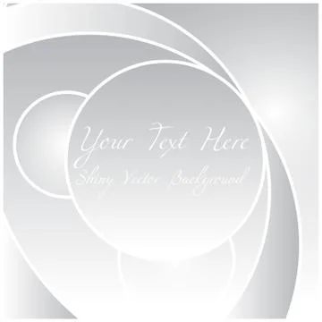 Shiny silver white vector background. Stock Illustration
