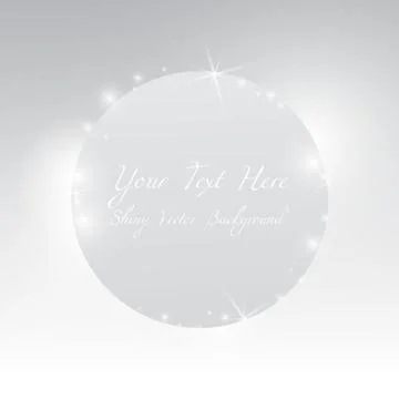 Shiny silver white vector background. Stock Illustration