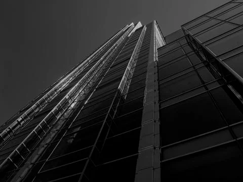 Shiny skyscraper from bottom to top Stock Photos
