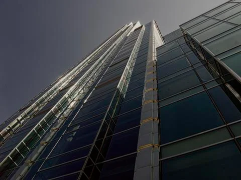 Shiny skyscraper from bottom to top Stock Photos