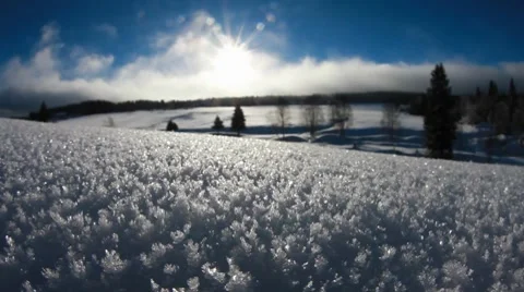 Shiny snow Stock-Footage 7749706