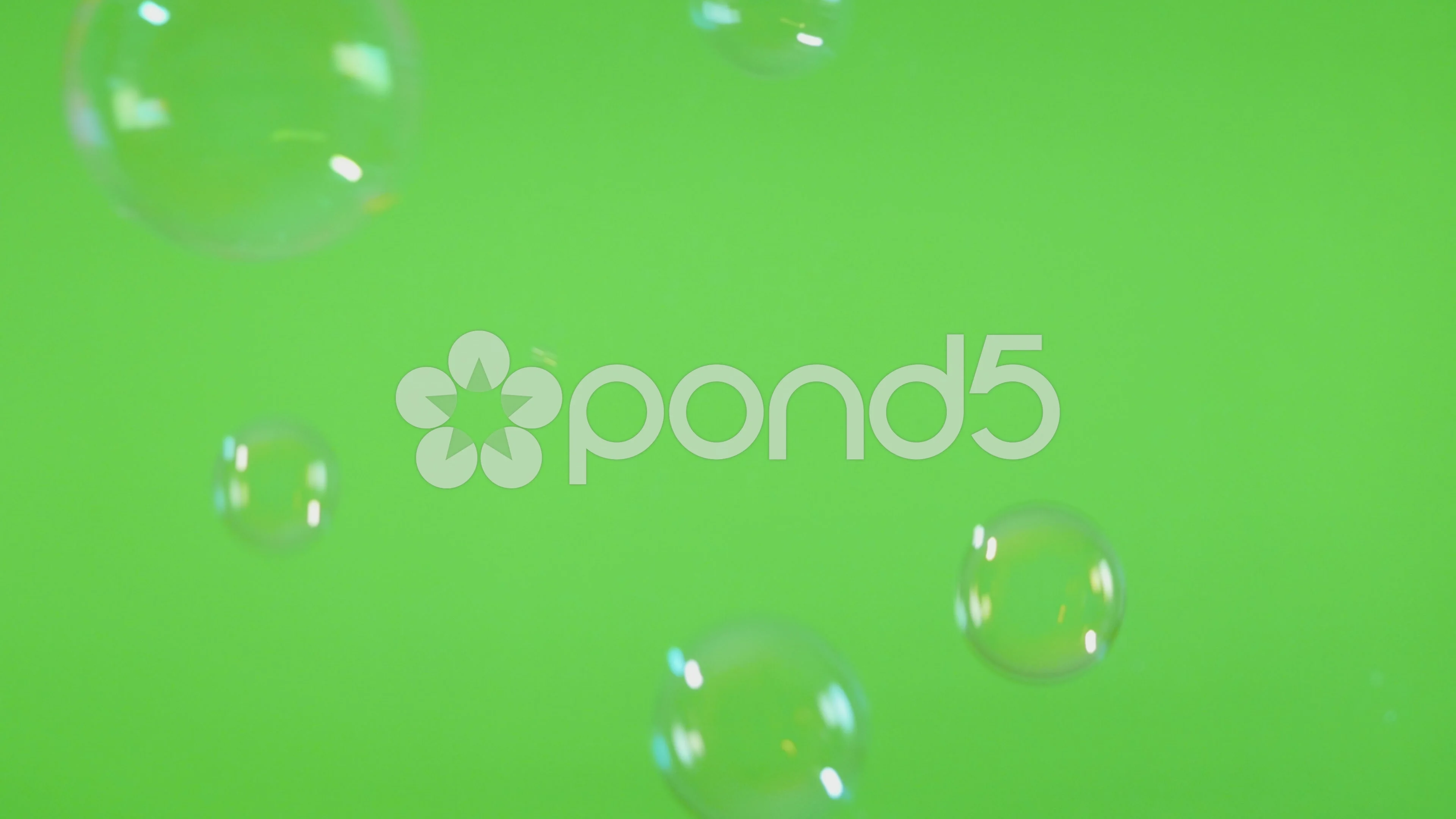 green water bubble background