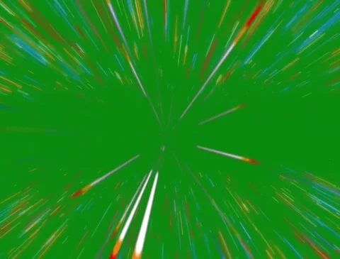 Shiny Star Falling with Glow HD Green Screen Clip Stock Footage 304880325