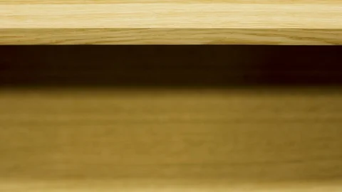 A shiny stylish door with a beautiful knobs gently closes. Close-up Video stock 127622229