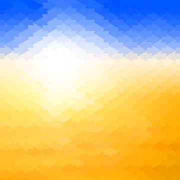 Shiny sun background made of arrow pattern Stock Illustration