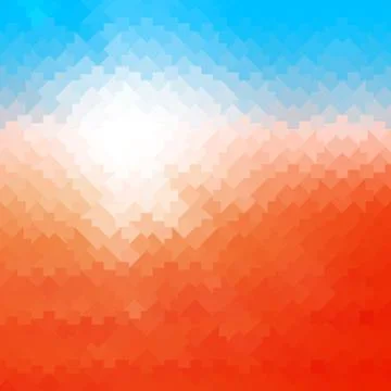 Shiny sun background made of arrow pattern Illustrazione stock