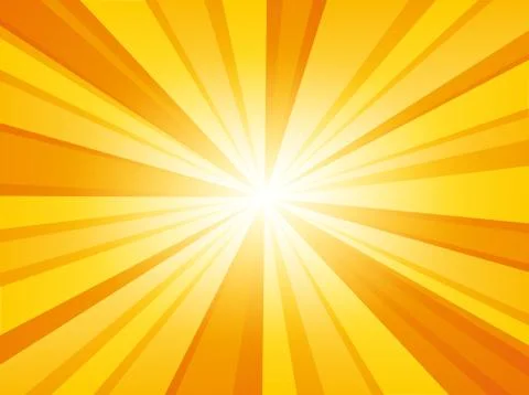 Shiny sun background. Vector illustration Stock Illustration