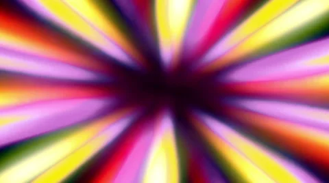 Shiny Sunburst Rays Multicolored Rotation Beaty Loop Background Stock Footage 64692228