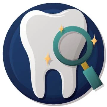 Shiny Tooth Stock-Illustration