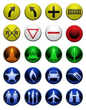 Shiny traffic Stock Illustration