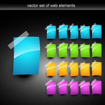 Shiny vector pages Stock Illustration