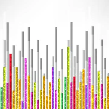 Shiny waves background Illustrazione stock