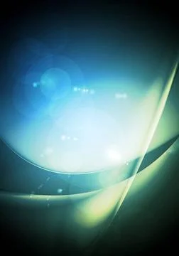 Shiny waves vector background Shiny waves glowing background. Vector Copyr... Foto stock