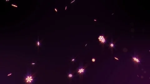 Shiny Winter Snowflakes Loop Animation Video stock 70806284
