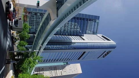 Shiodome Buildings Video stock 60068396