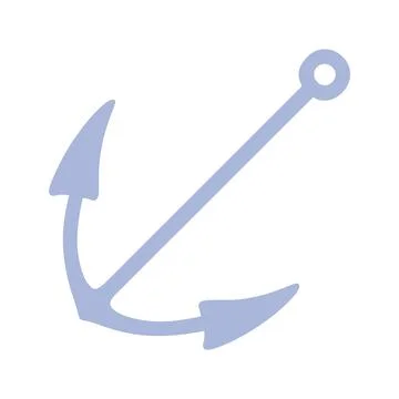 Ship Anchor Icon Stock Illustration