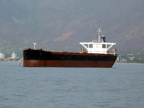 Ship at anchor Stock Photos