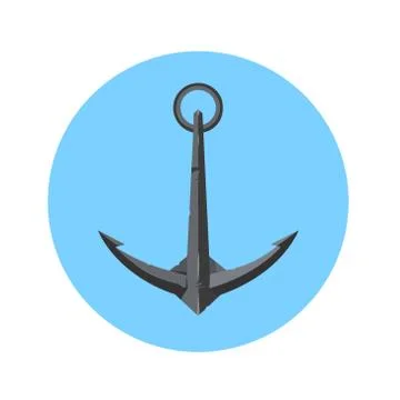 Ship Anchor Vector Stock Illustration