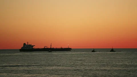 Ship anchoring Stock Footage 332708738