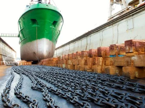 Ship and dock Stock Photos