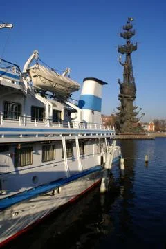 Ship and peter Stock Photos