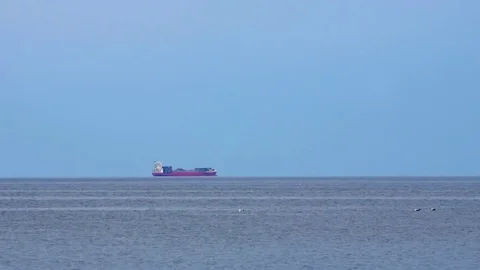 Ship and Sea Stock Footage 77006929