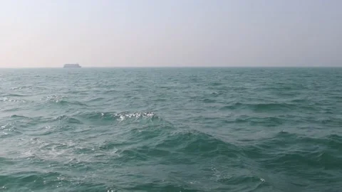 Ship and Wave Stock Footage 258826826