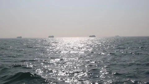 Ship and Wave Stock Footage 258901304