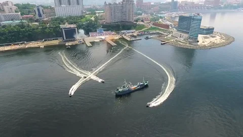 Ship arrest Stock Footage 98274352